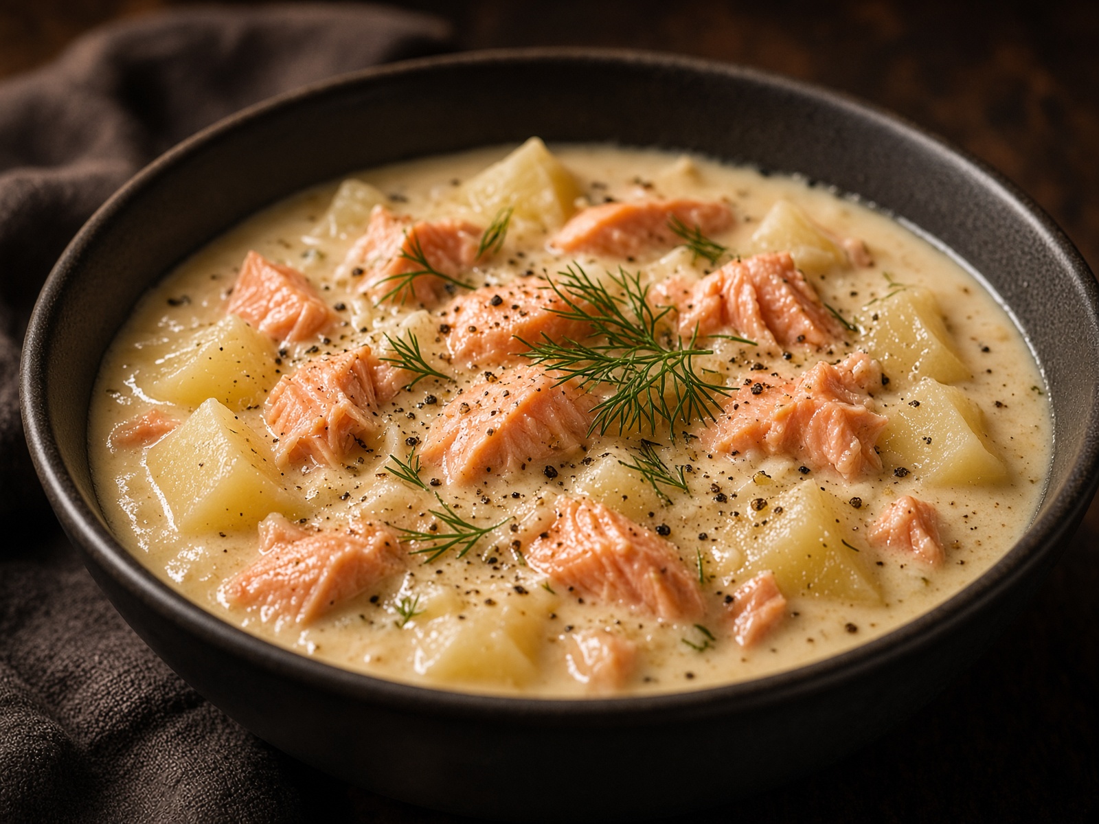 Potato bacon chowder