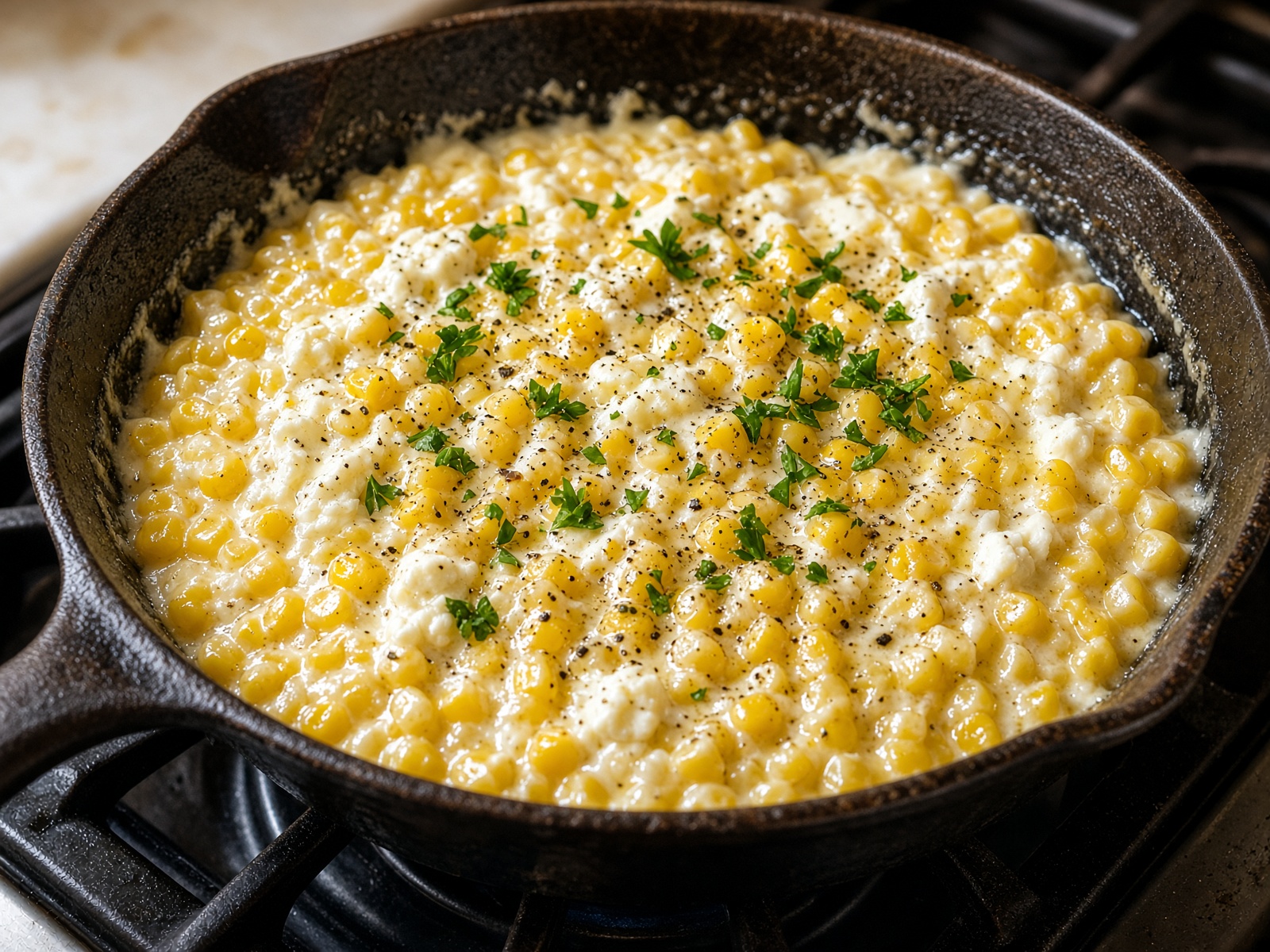 Cream cheese corn