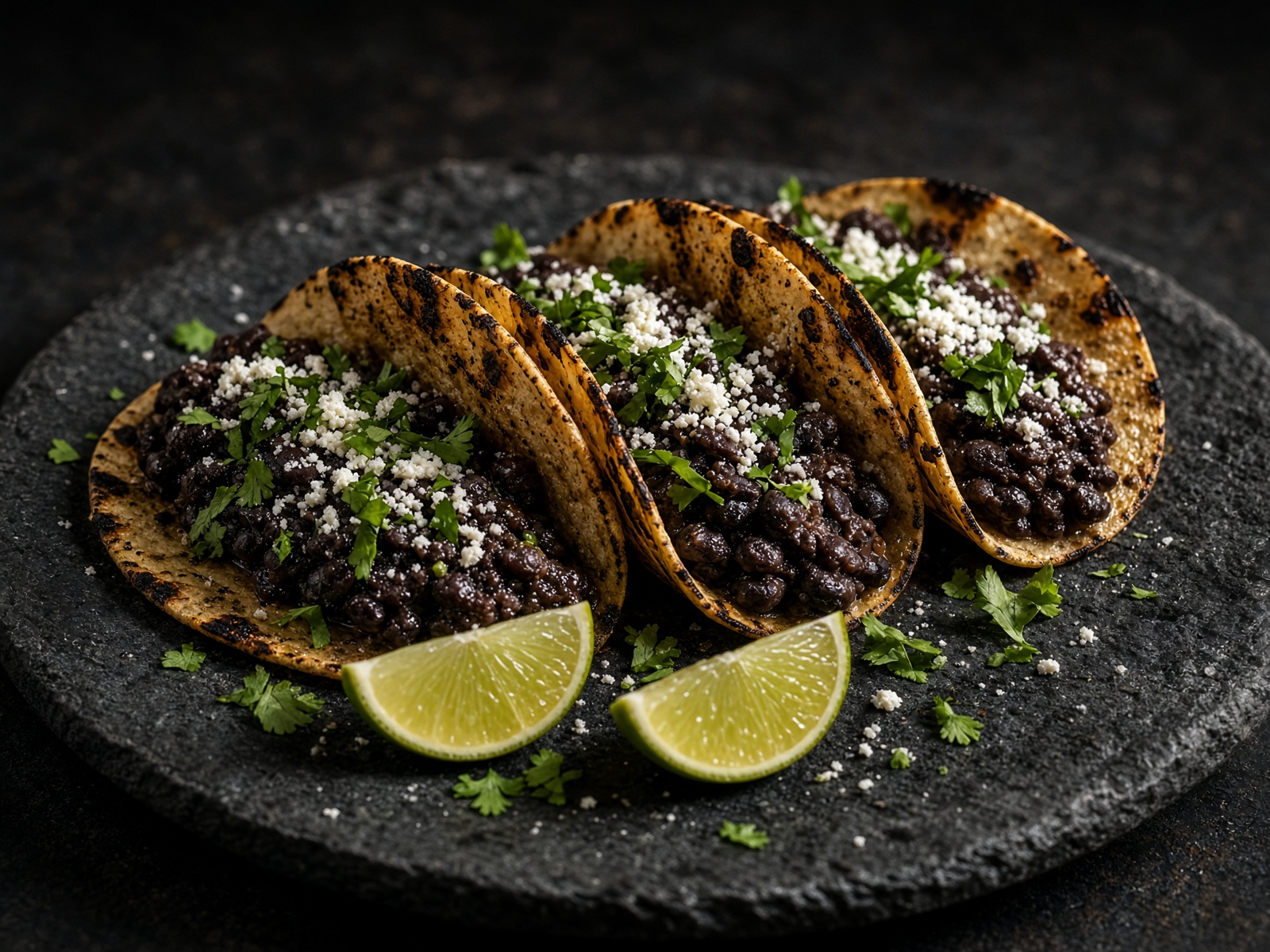 Black bean tacos